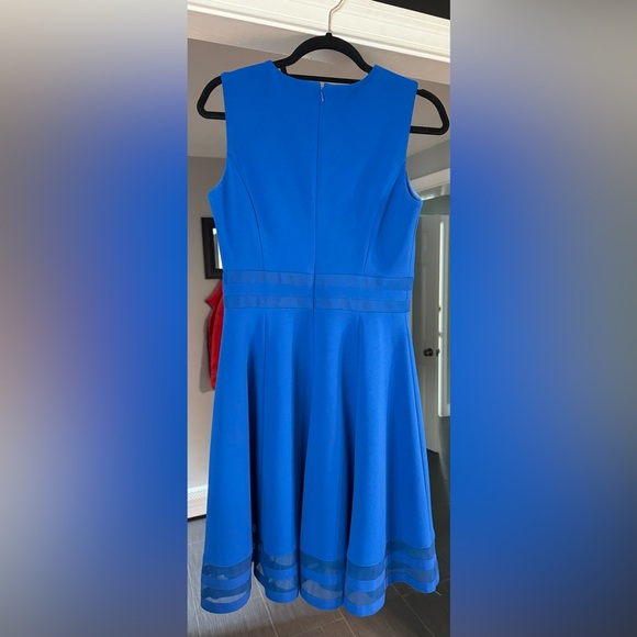 Calvin Klein Royal Blue Mini Dress lightly worn size 8 - Picture 2 of 2